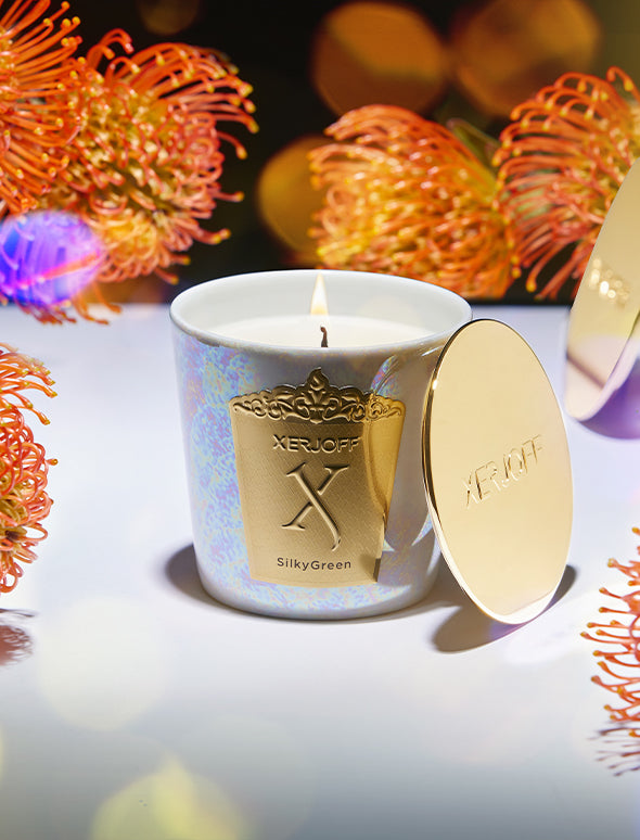 SilkyGreen Scented Candle