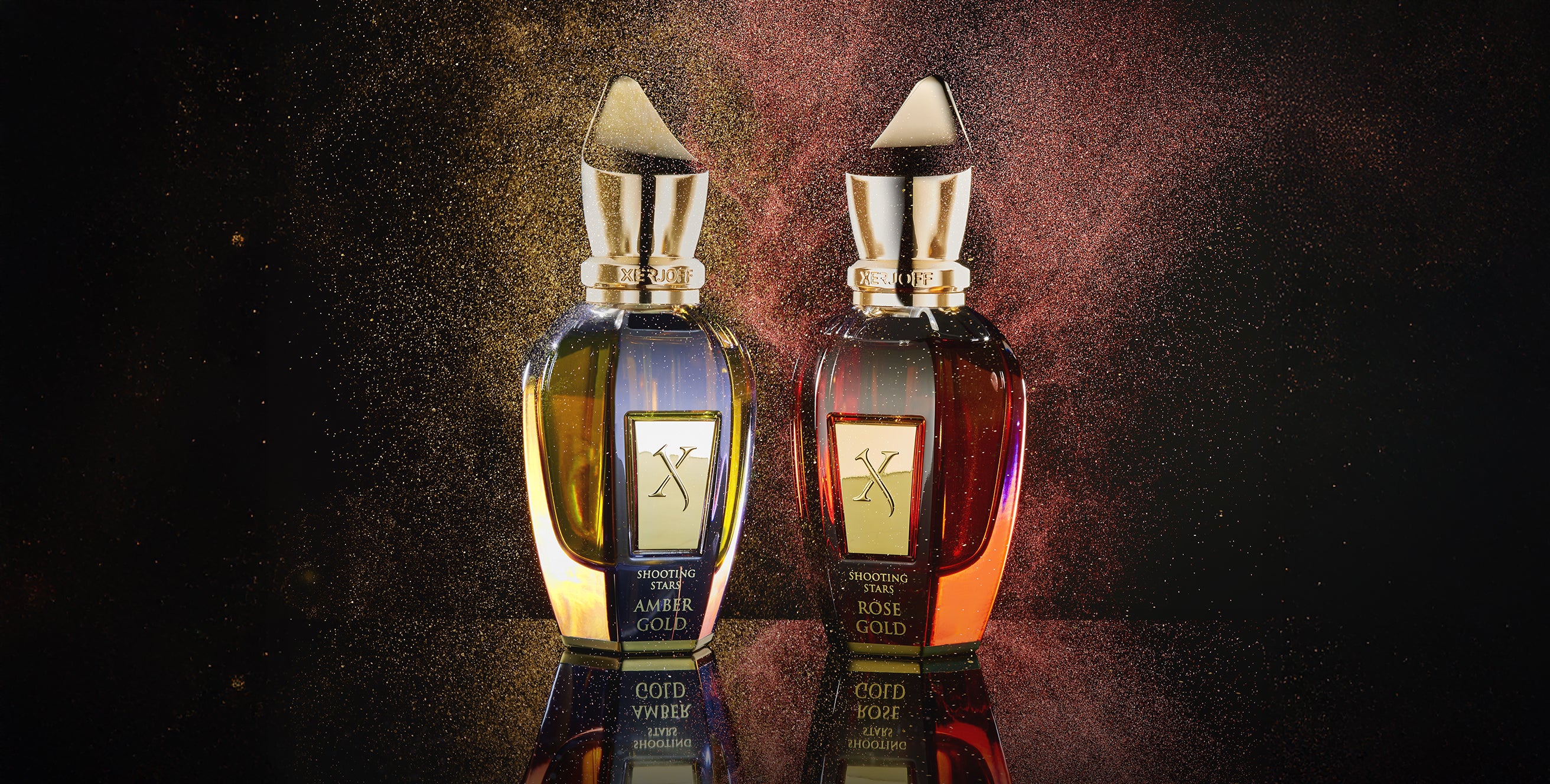 Amber Gold & Rose Gold